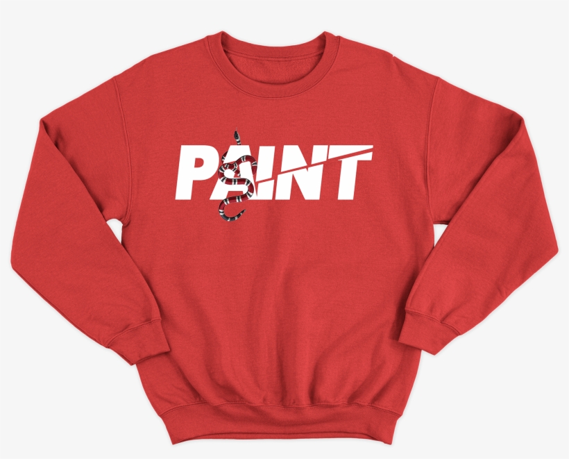 Red Paint Sweater - Sweater, transparent png