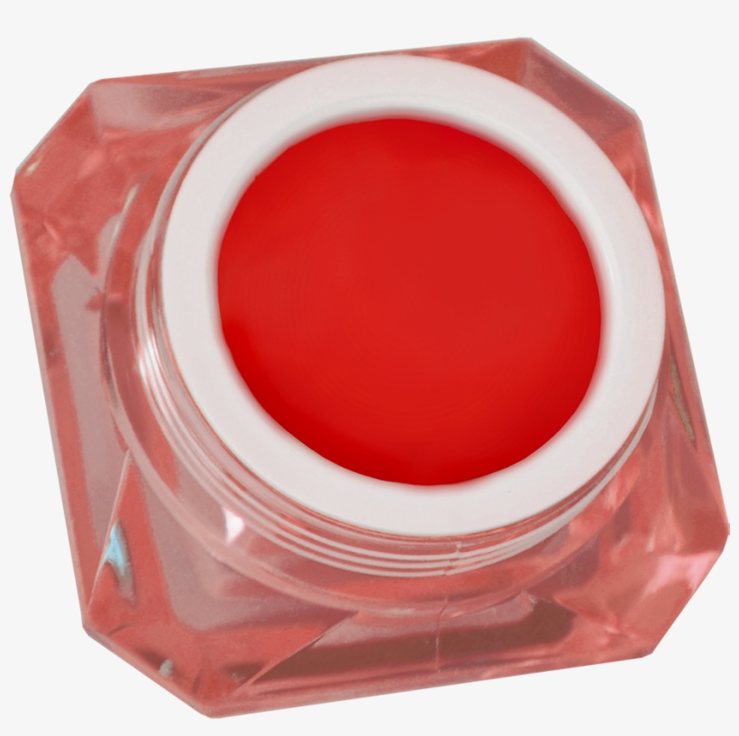 Le Keux Cosmetics Whistle Bait Red Lip Paint - Circle, transparent png