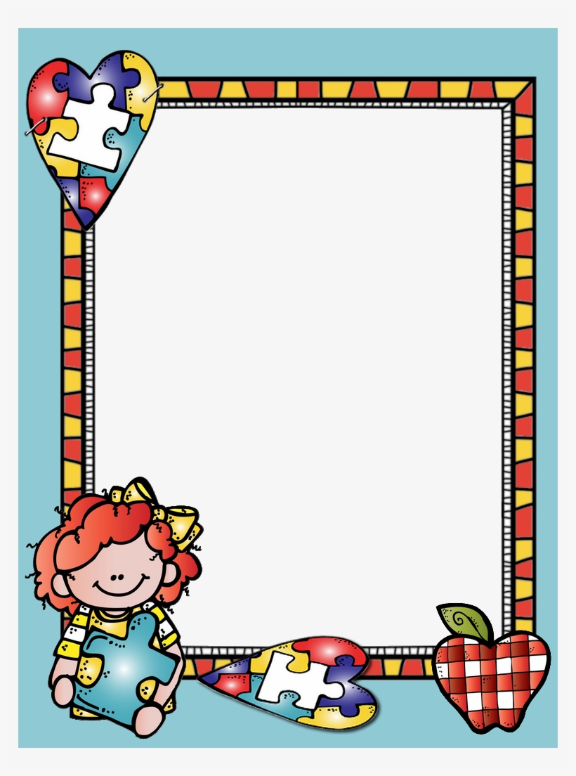 Borders For Paper, Borders And Frames, Text Frame, - Portadas Para Cuadernos De Educadora Con Marco, transparent png