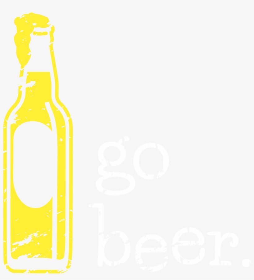 Go Beer With Beer Bottle Zazshirt - Glass Bottle, transparent png