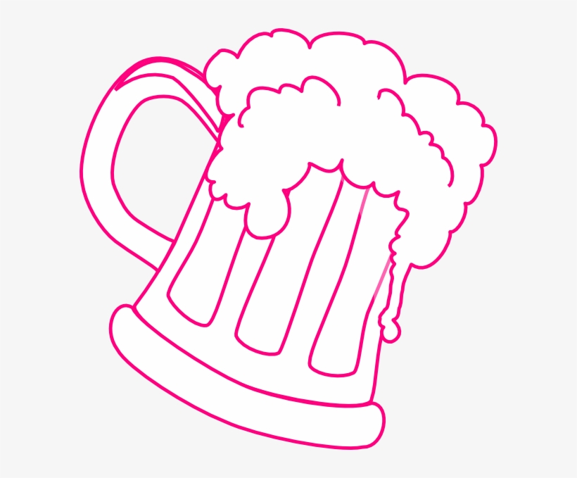 Banner Royalty Free Library Mug Of Beer Clipart - Beer Glassware, transparent png