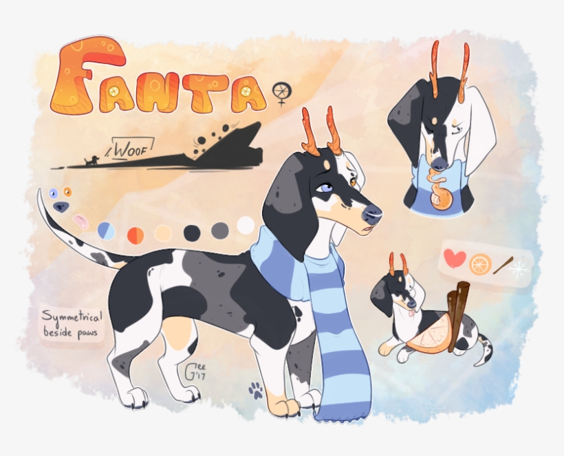 "meet Fanta This Friendly And Easy-going Girl Has A - Cartoon, transparent png