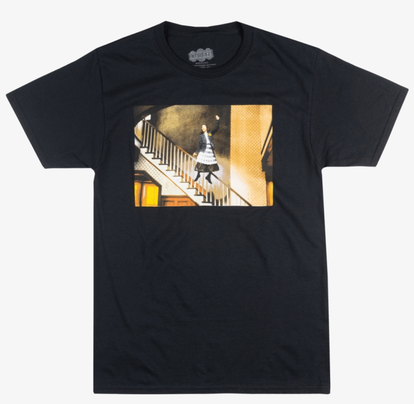 Beetlejuice Lydia Jump In The Line T-shirt Mens Black - Active Shirt, transparent png