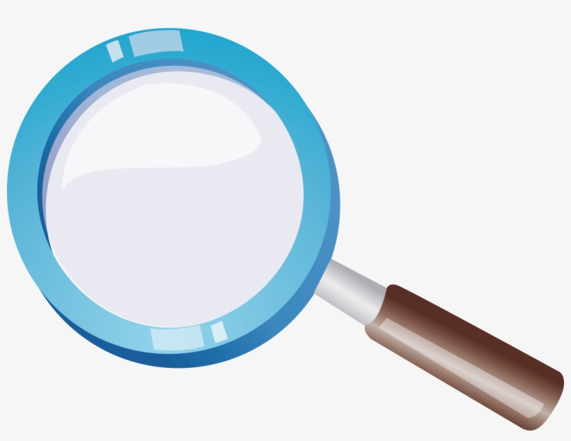 Lens Clipart Glass Thing - Magnifying Glass Illustrator, transparent png