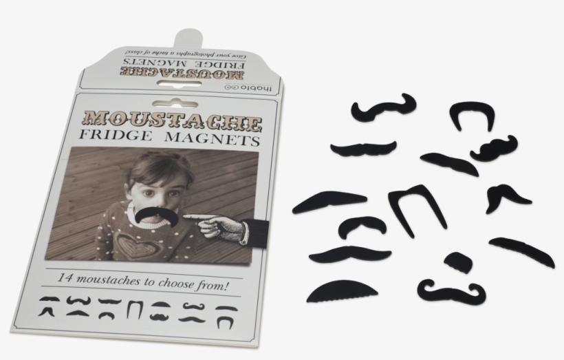 Moustache Fridge Magnets , Magnets - Refrigerator Magnet, transparent png