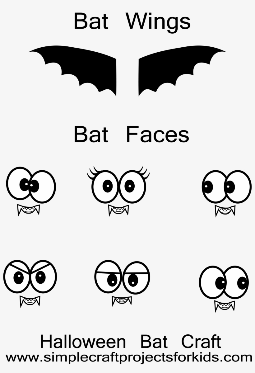 Halloween Bat Craft - Illustration, transparent png