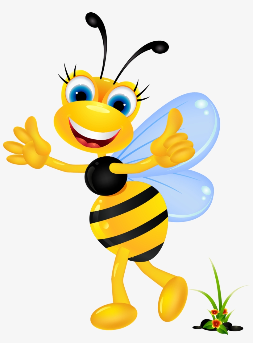 Cartoon Clip Art Cute Transprent Png Ⓒ - Female Honey Bee Cartoon, transparent png