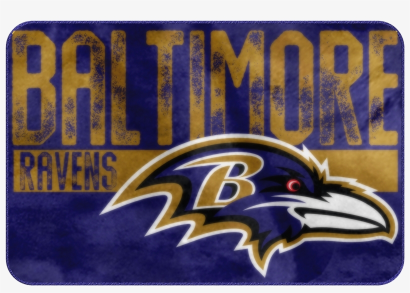 20" X 30" Worn Out Printed Foam Mat - Baltimore Ravens Banner, transparent png