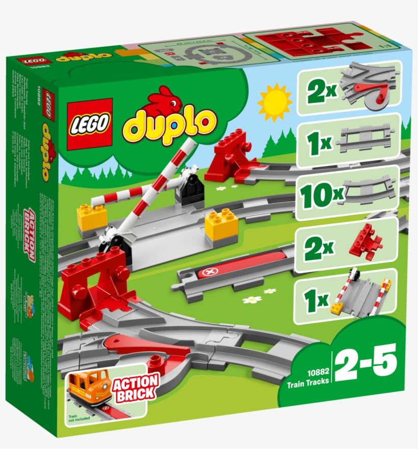 Lego Train Tracks - Duplo Train, transparent png
