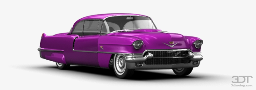 Cadillac De Ville Coupe 1956 Tuning - Antique Car, transparent png