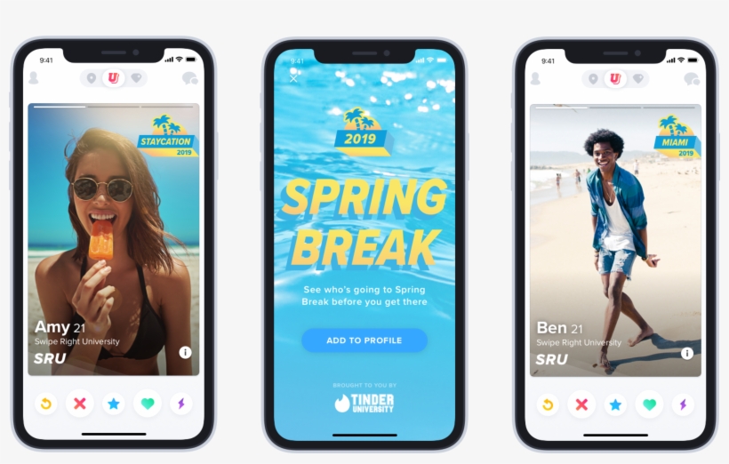 Tinder's Spring Break Mode Will Let You Start Swiping - Tinder Spring Break, transparent png