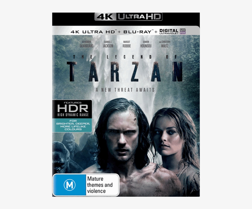 The Legend Of Tarzan 4k Ultra Hd Blu-ray - New Tarzan Movie 2018, transparent png