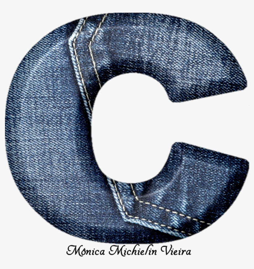 Alfabeto De Jeans Png - Circle, transparent png