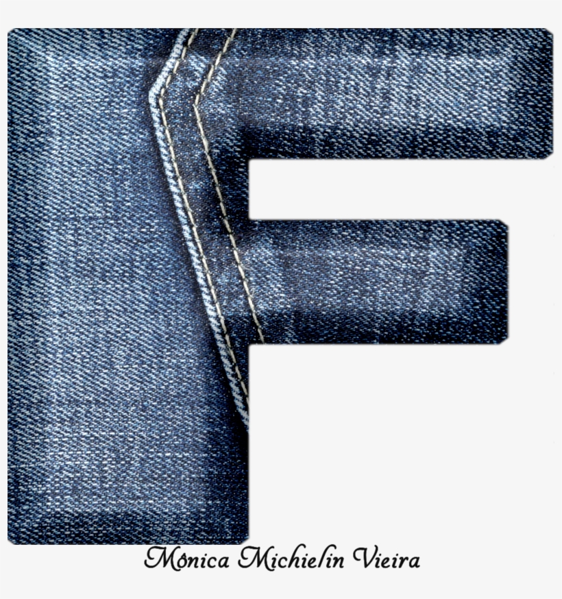 Alfabeto De Jeans Png - Pocket, transparent png