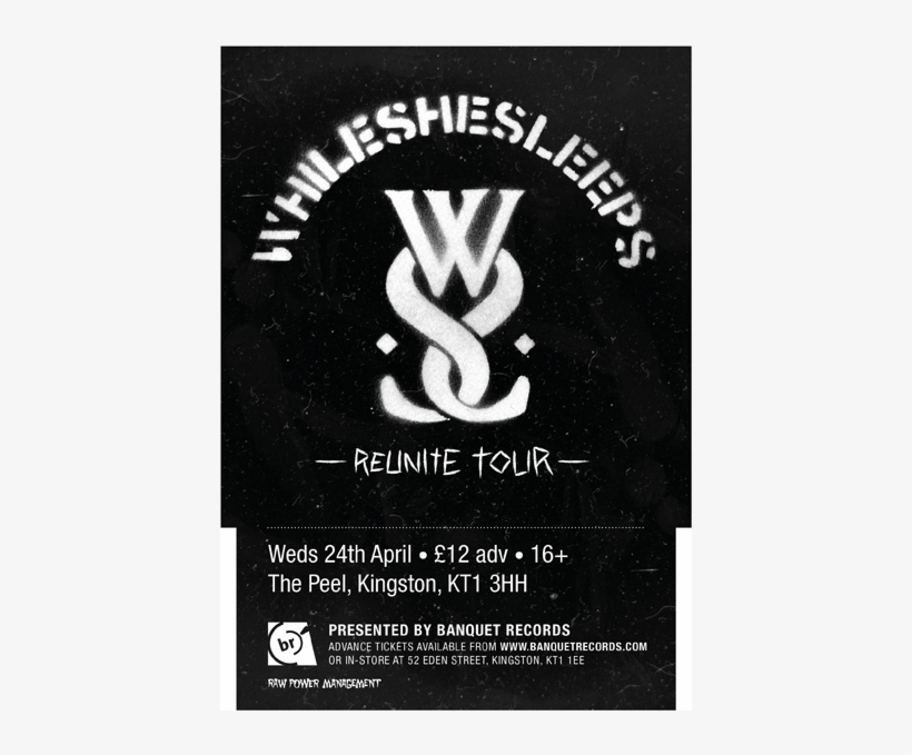 While She Sleeps / Feed The Rhino / Dead Harts - While She Sleeps Font, transparent png