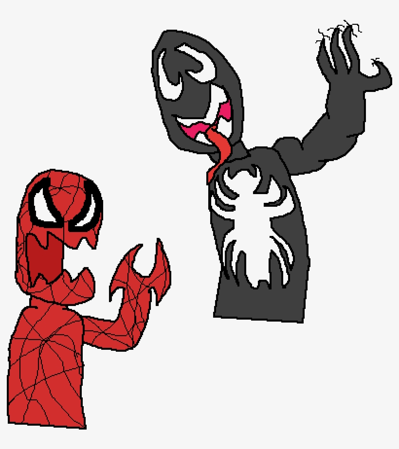 Venom And Carnage - Cartoon, transparent png
