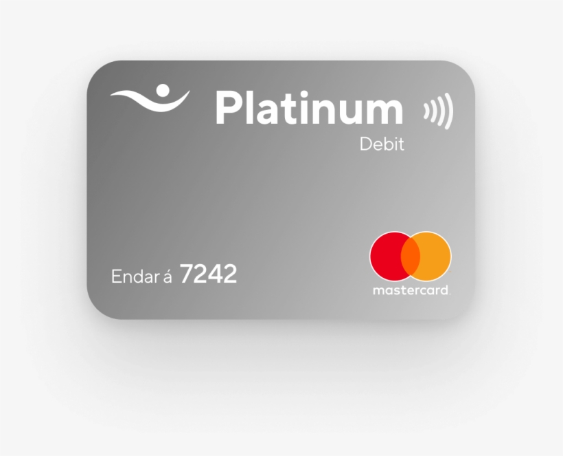 Platinum Debit Card - Contactless Payment, transparent png