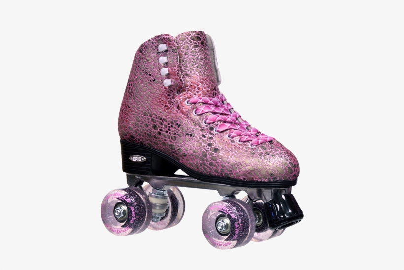 Epic Sparkle Pink Roller Skates - Epic Roller Skates, transparent png