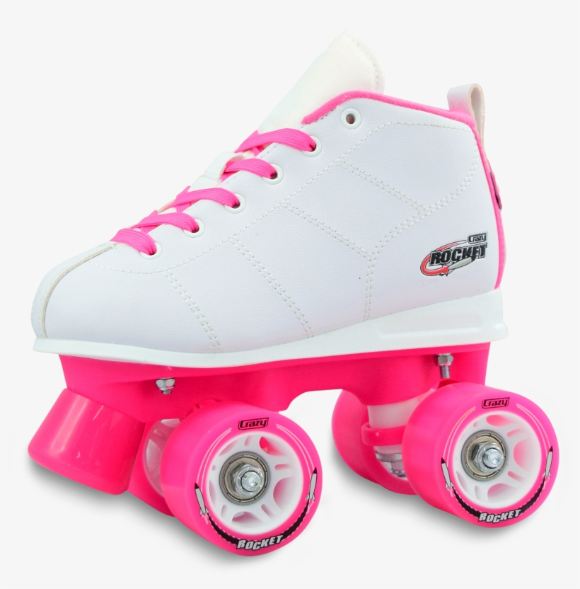 Details About Rocket White Pink Kids Girls Speed Quad - Quad Skates, transparent png
