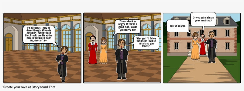 Olivia Marries Sebastian - Cartoon, transparent png