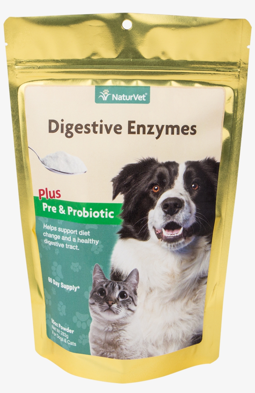 Plus Pre & Probiotic Naturvet Digestive Enzymes 1072x1500 PNG