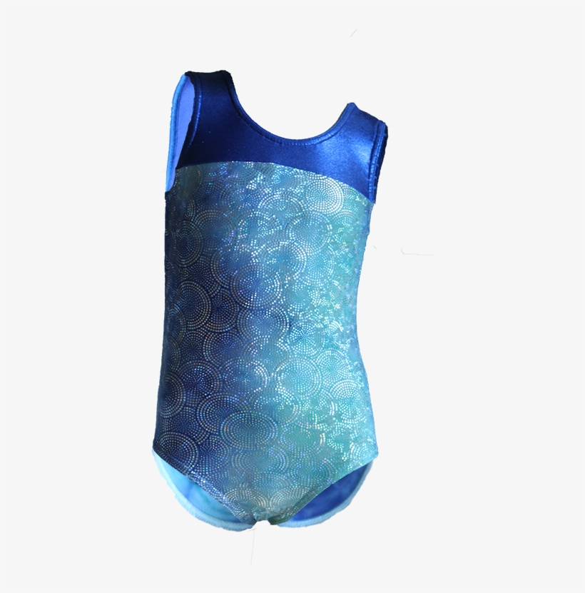 Blue Tiedyed Foil Front - Maillot, transparent png