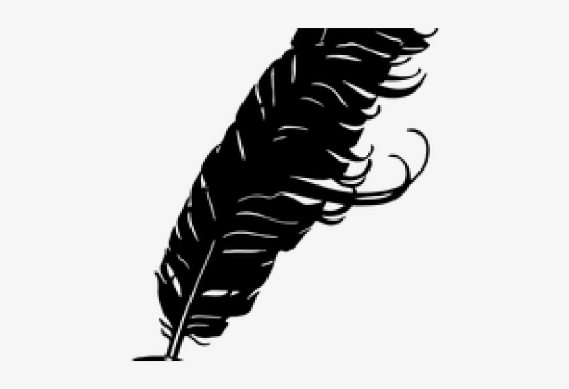 Black And White Pen & Quill - Paper And Quill Png, transparent png