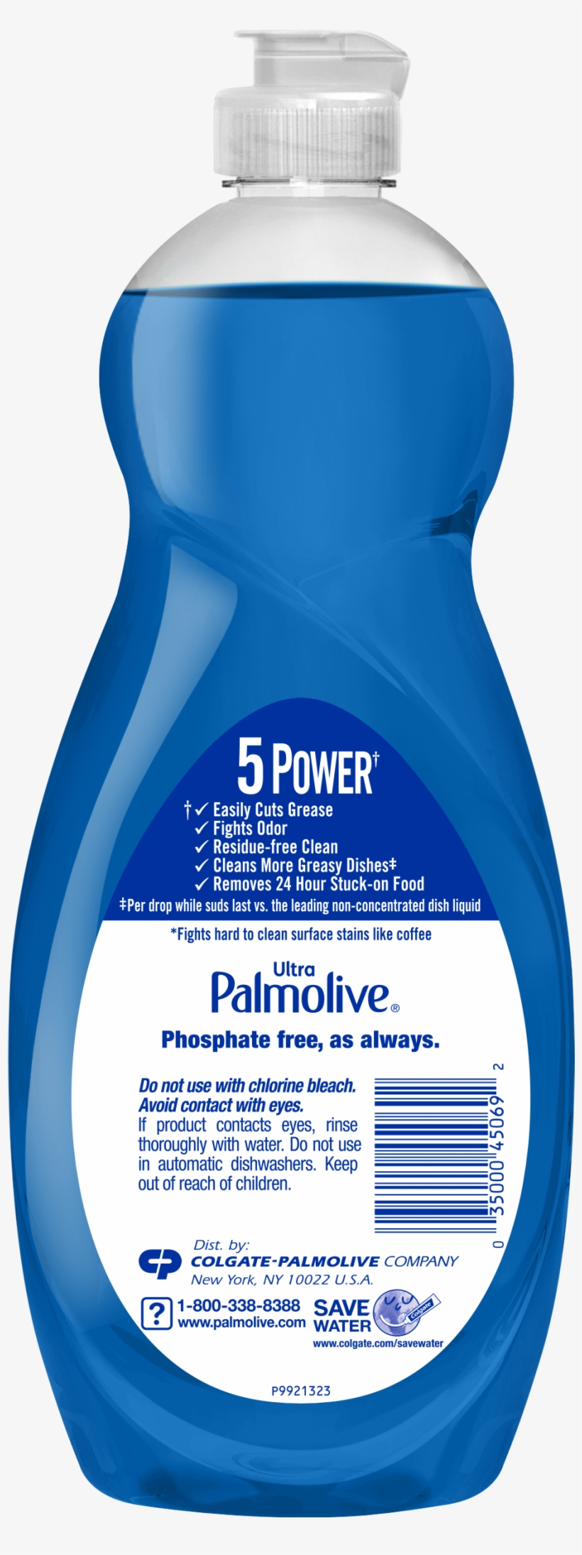 Palmolive Ultra Dishwashing Liquid Dish Soap, Oxy Power, transparent png