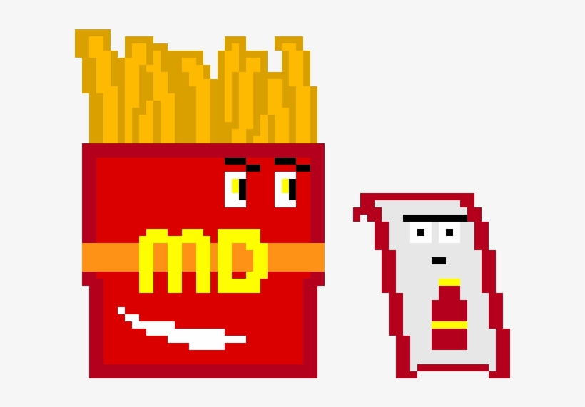 When Mcdonalds French Fries Meet Kechup, transparent png