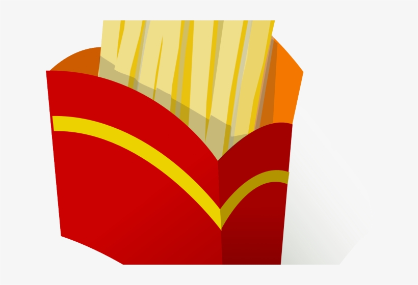 Mcdonalds Clipart Fries - Transparent Cartoon French Fries Png, transparent png