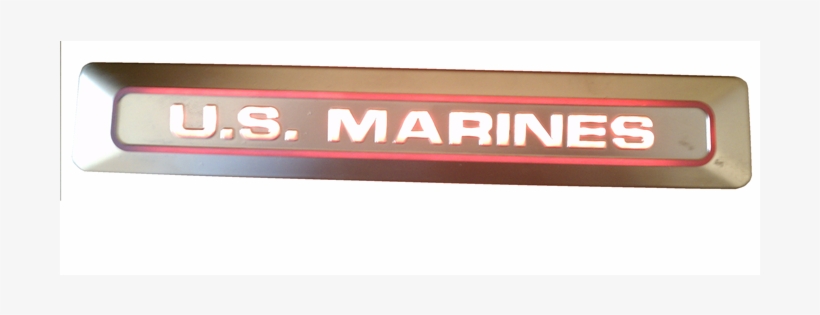 Usmc Gold Lighted - Car, transparent png