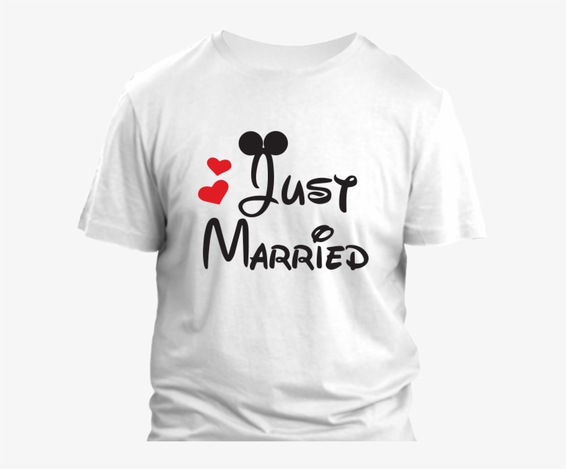 Just Married - Just Married Mickey And Minnie, transparent png