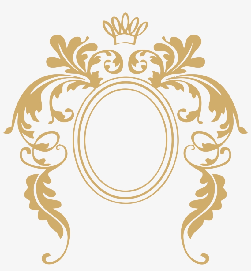 Frame Baroque Ii - Beauty And The Beast Vector Frame, transparent png