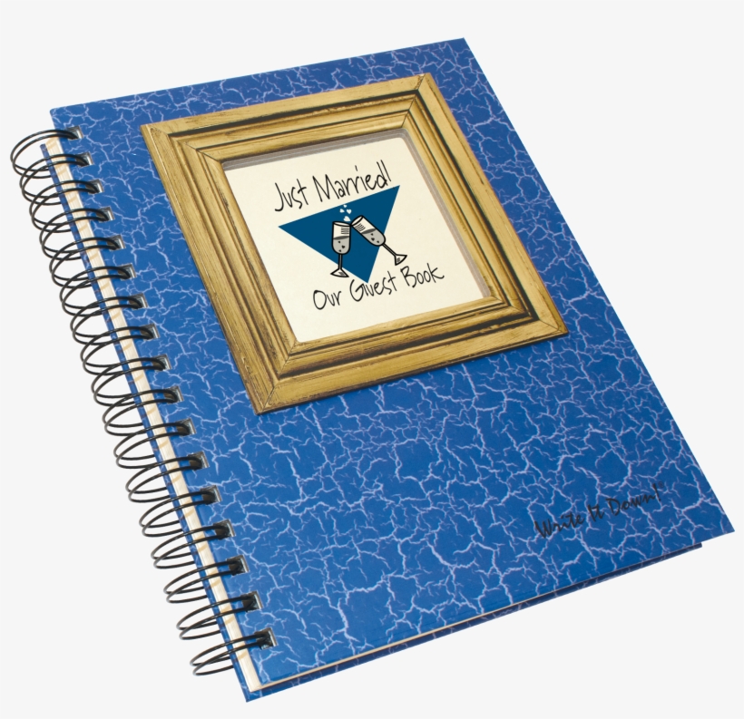 Just Married Our Guest Book - Daily Diary Book Png, transparent png