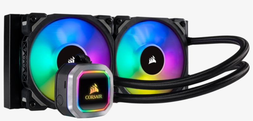 Product Detail - Corsair H100i Platinum, transparent png