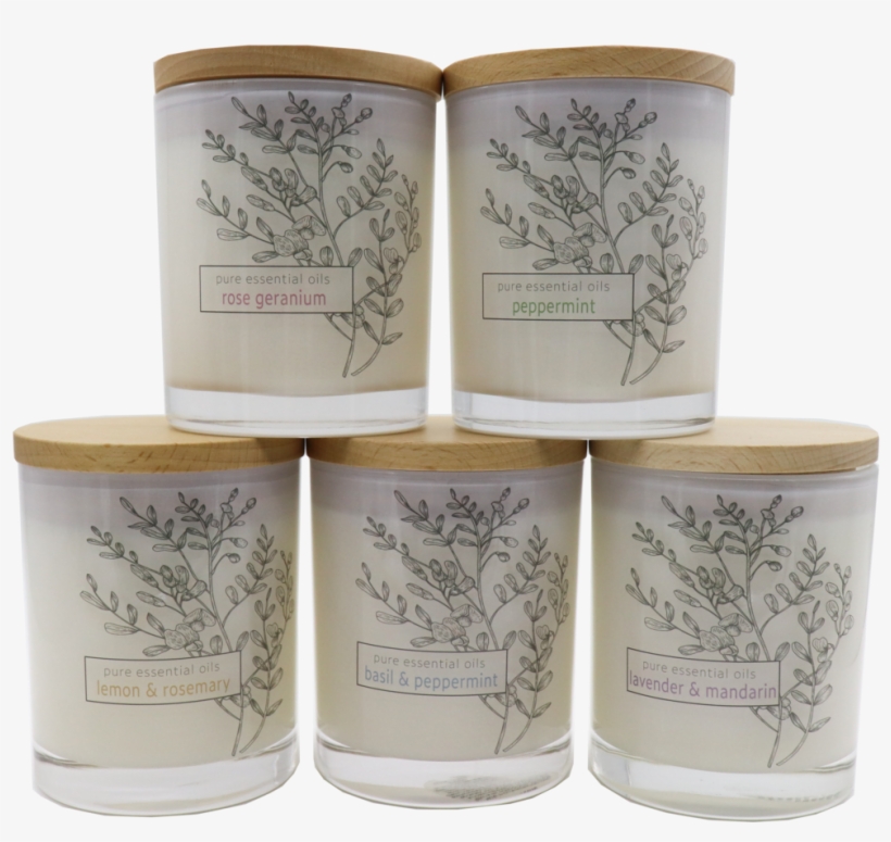 Secret Garden Essential Oil Jar Candle - Sketch, transparent png