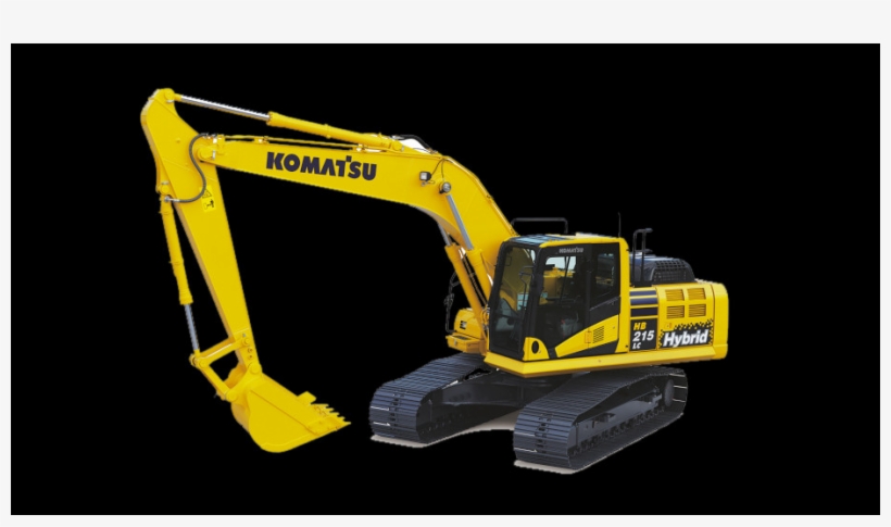 Excavator Png Cutouts - Komatsu, transparent png