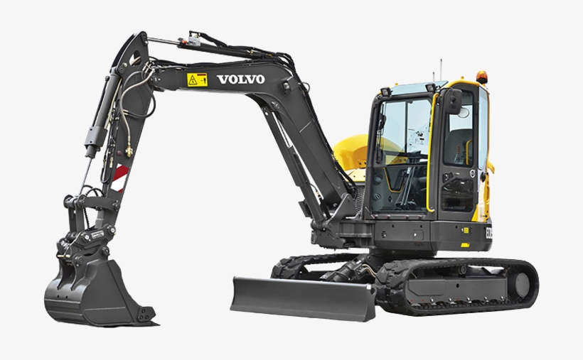 Volvo Ecr58d Compact Excavator - Volvo Excavator, transparent png