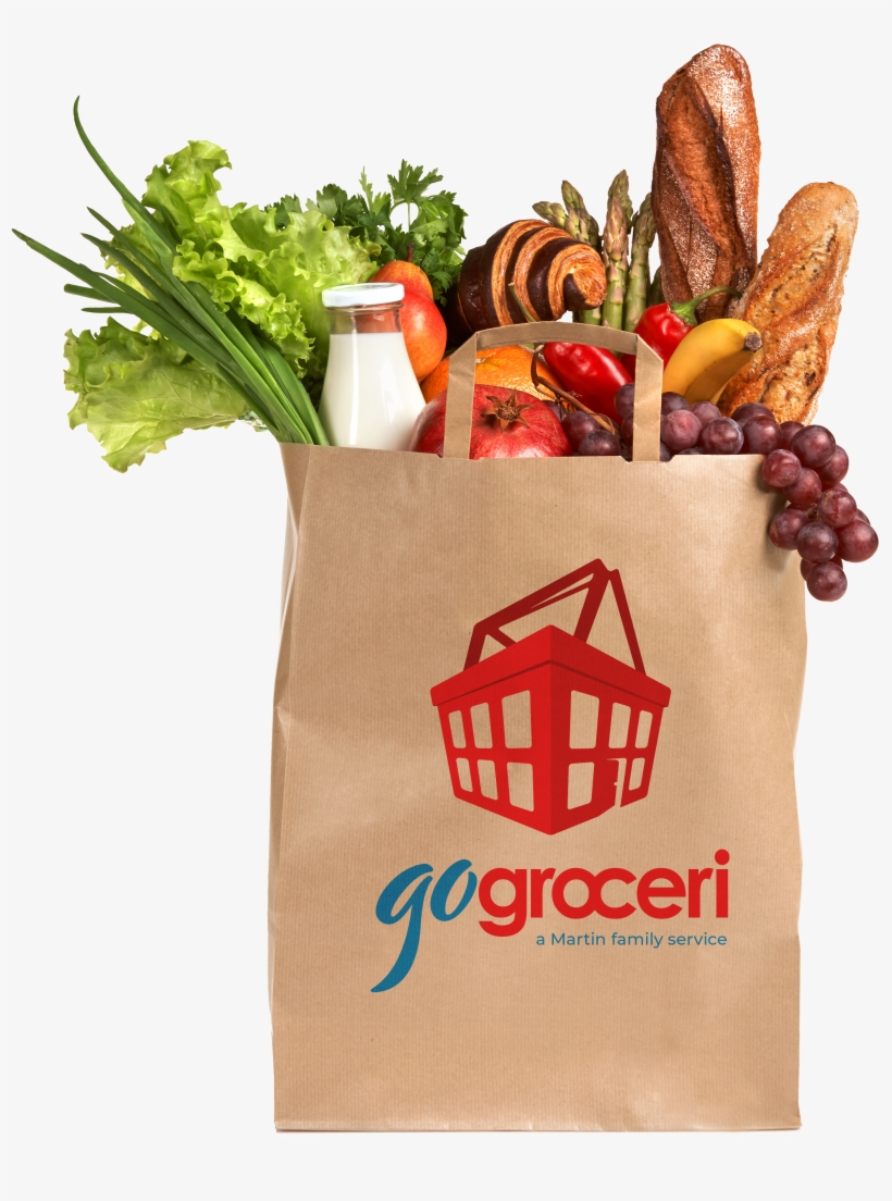 Gogroceri Offers Convenient On-line And Mobile Grocery - Bolsa De Pan Navidad, transparent png