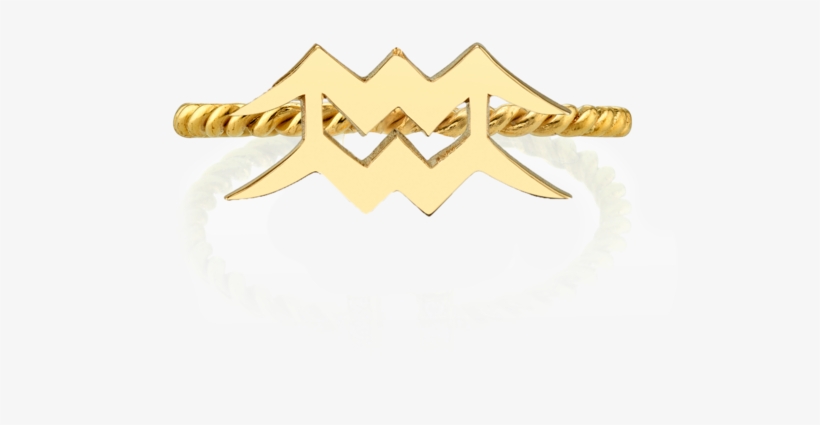 Gold Zodiac Ring - Emblem, transparent png