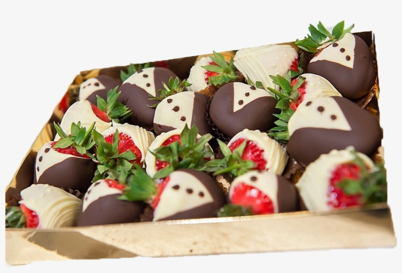 Bride & Groom Strawberry Gift Box - Chocolate, transparent png