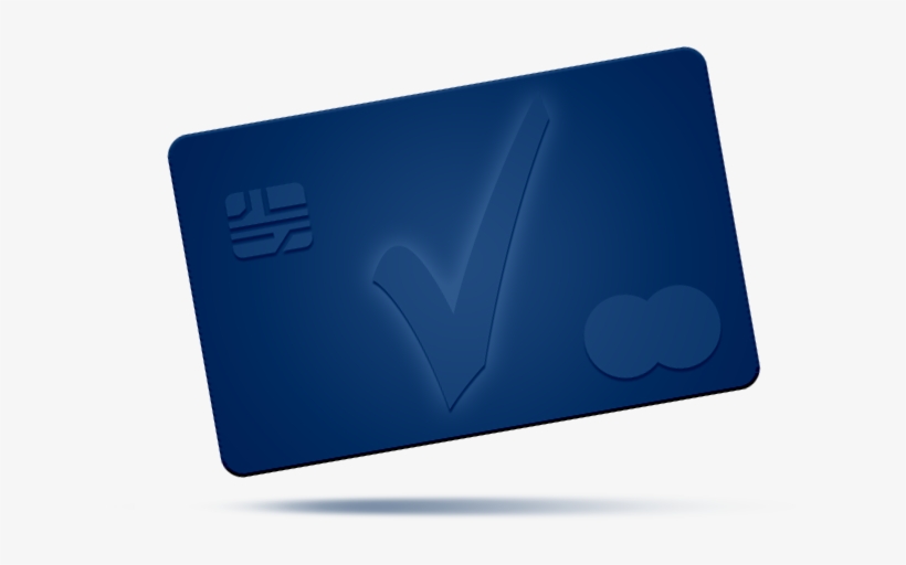 3d Blue Credit Card Check Mark Featuredcontent - Smile, transparent png