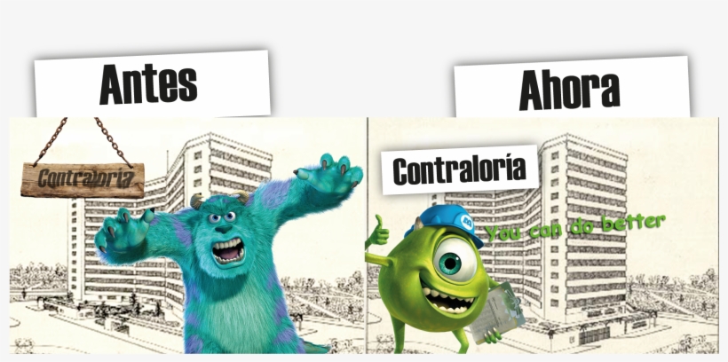 ¿sabes Qué Tienen En Común Las Contralorías Con Monsters, - Monsters Inc, transparent png