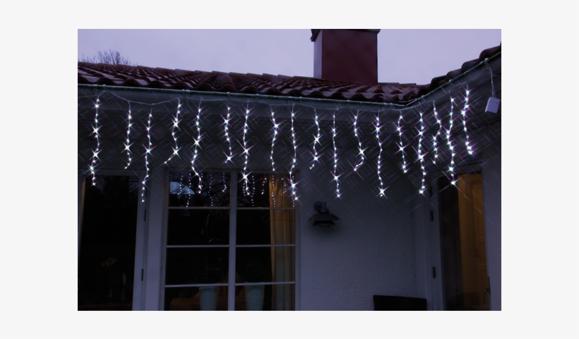 Icicle Lights Waterfall - Lichterkette Wasserfall, transparent png