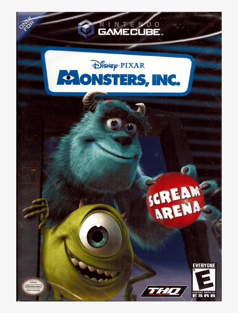 Monsters Inc1 - Disney Pixar Monsters Inc Scream Arena Gamecube, transparent png