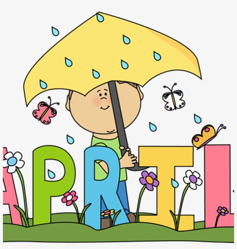 April Clipart Printable Cute Borders Vectors Animated - Tell Yourself How Lucky You Are Book, transparent png