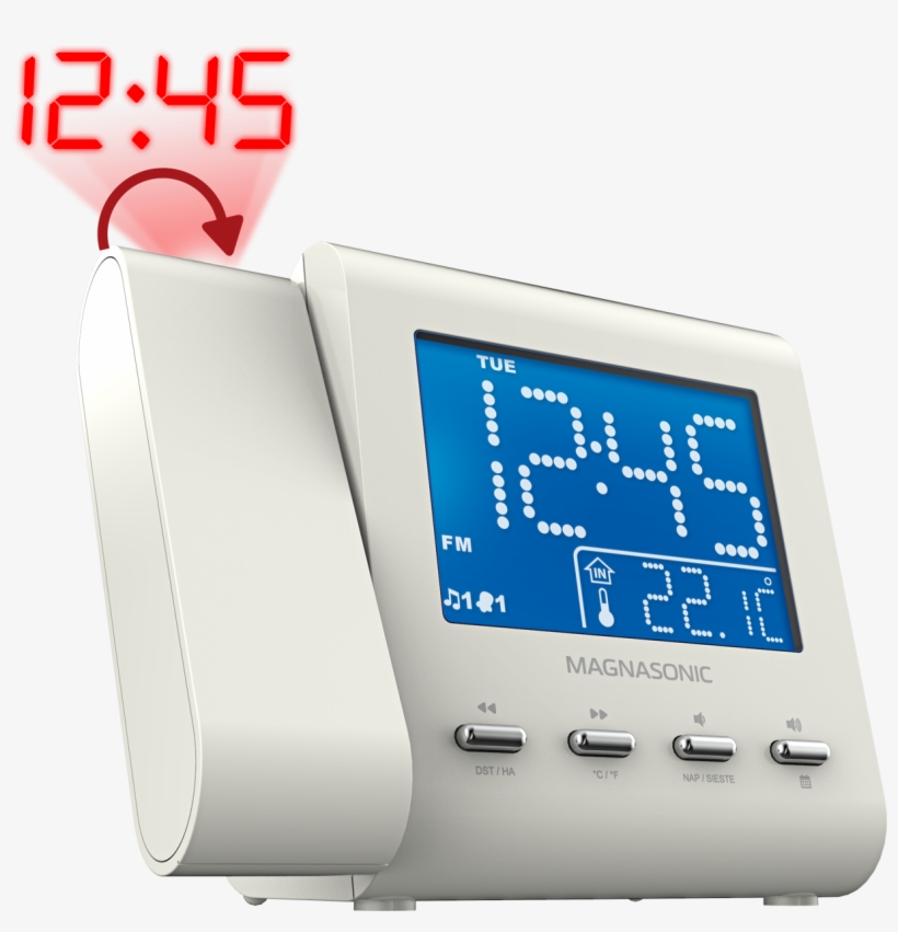 Previous - Radio Reloj Proyector Magnasonic, transparent png