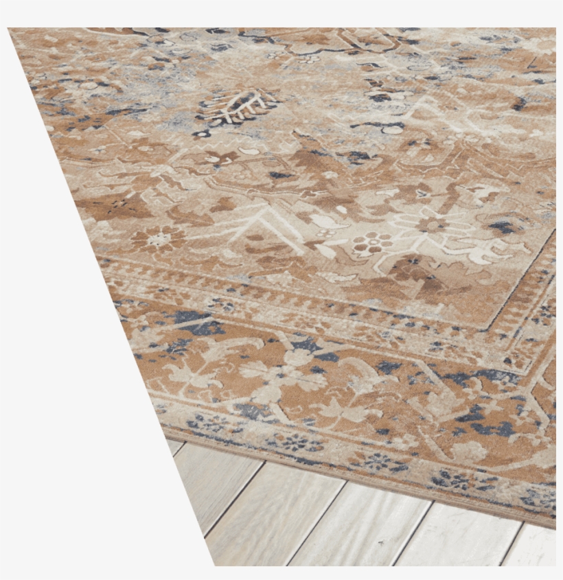 A Seafoam Green And Pale Blue Vintage Rug - Floor, transparent png