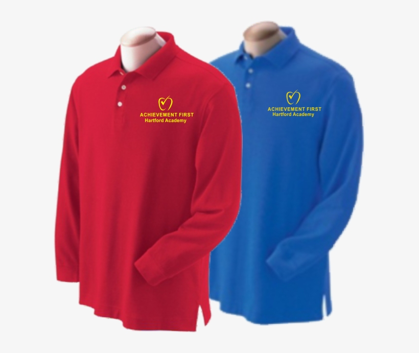 Af Long Sleeve Polo Shirt - Polo Shirt, transparent png