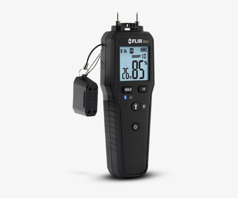 The Flir Mr55 Is A Pin-based Meter With Wireless Connectivity, - Flir Mr55, transparent png